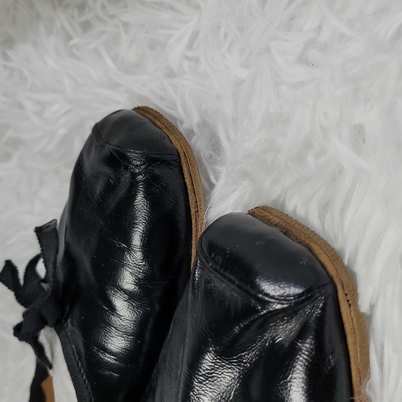 Marc Jacobs Black Ballet Flats Size 7.5 w w magnolia pearl - Picture 4 of 12